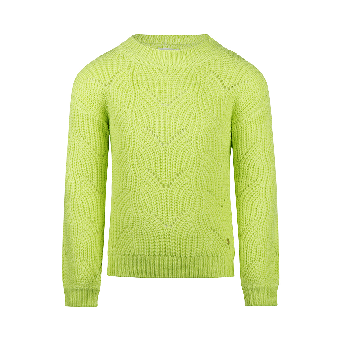 Koko Noko-Meisjes  Sweater met verlaagde schouder-Lime