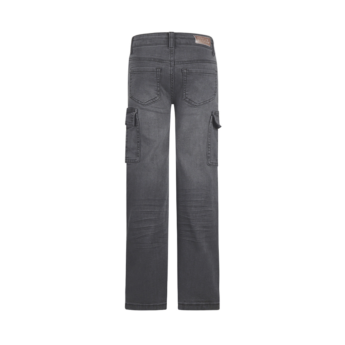 No Way Monday-Meisjes  Jeans met wijde pijpen -Midden grijs