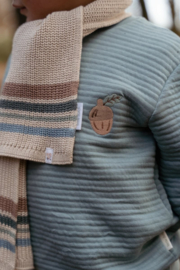 Little Dutch -Jongens gebreide sjaal-Taupe