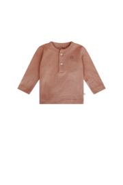 Petite Maison-Ko t-shirt Longsleeve with placket-Caramel