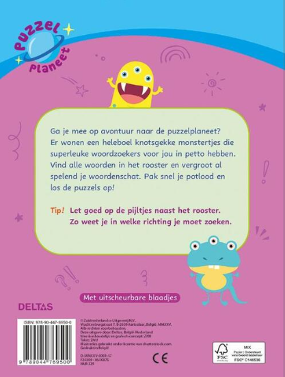 Deltas-Puzzel planeet- Superleuke Woordzoekers- 7-9Jaar
