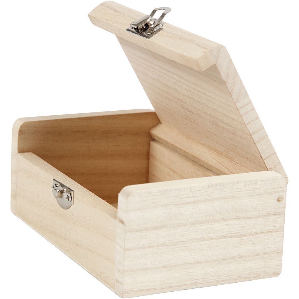 Houten Sieradenbox 1 stuk, 4.5 cm, 11.5 cm, 7,5 cm