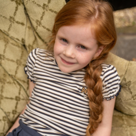 Koko Noko-Meisjes T-shirt ss-Donker blauw