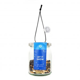 Pineut-Winterdrank  Let it snow mix voor Gin Spices-Blue