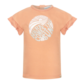 Koko Noko-Girls T-shirt ss-Faded orange