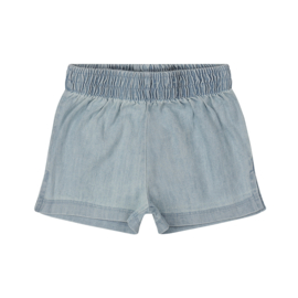 Dirkje-Meisjes korte broek-Blauwe jeans