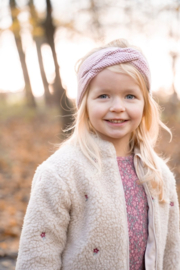 Little Dutch-Meisjes teddy vest-Zand