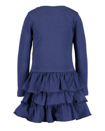 Blue Seven-Kids meisje jurk-Donker blauw