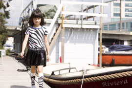 B.Nosy- Meisjes jurk zebra-Wit