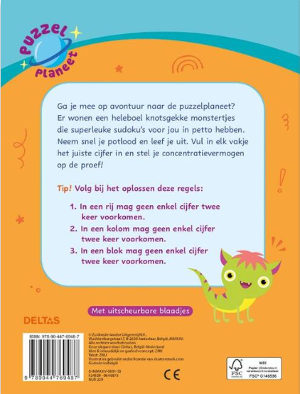 Deltas-Puzzel planeet- Superleuke Sudoku's- 8-10Jaar