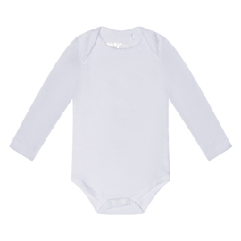 Dirkje-Baby romper lange mouw- Wit