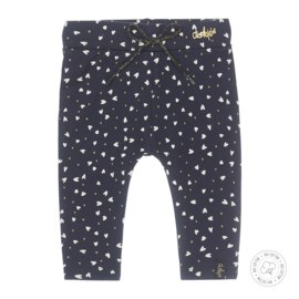 Dirkje-Baby Girls trousers Bio Cotton-Navy