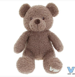 VIB-Pluche Beer Zittend 35cm Teddy- Chocolate