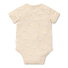 Little Dutch -Romper korte mouw Little Goose-Zand