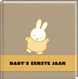 Interstat-Nijntje invulboek- baby's eerste jaar- Zand