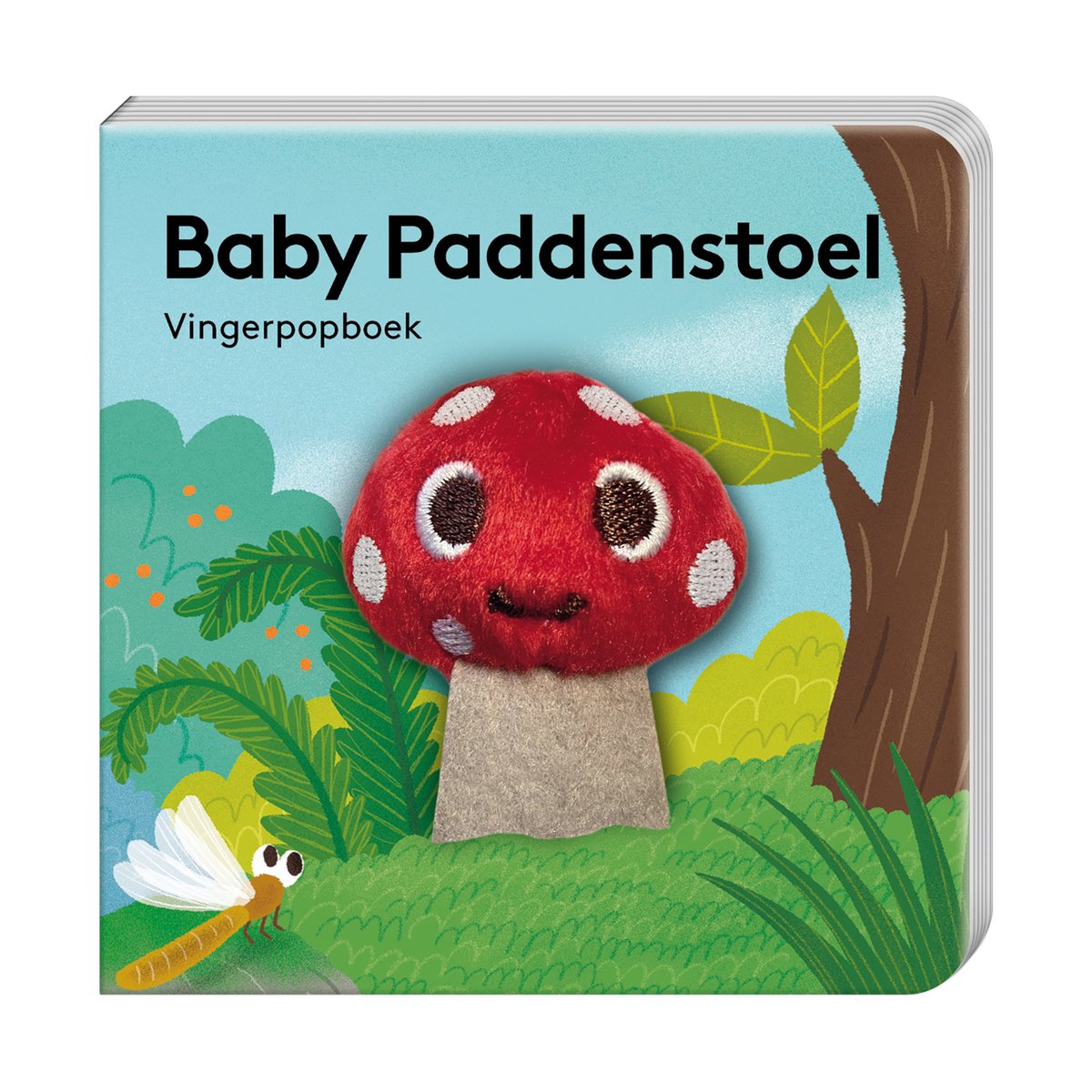 Image Books-Vingerpopboek-Baby Paddenstoel-Multi Color