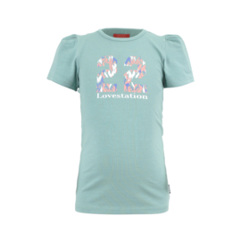 Lovestation22-Meisjes T-Shirt-Bodine-Cali waves-Aqua