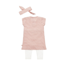 Dirkje-Meisjes 2-delig babypakje + haarband-Roze