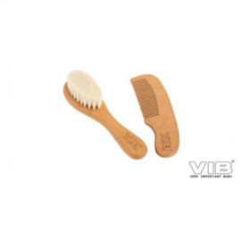 VIB-Borstel en Kam Set-bruin