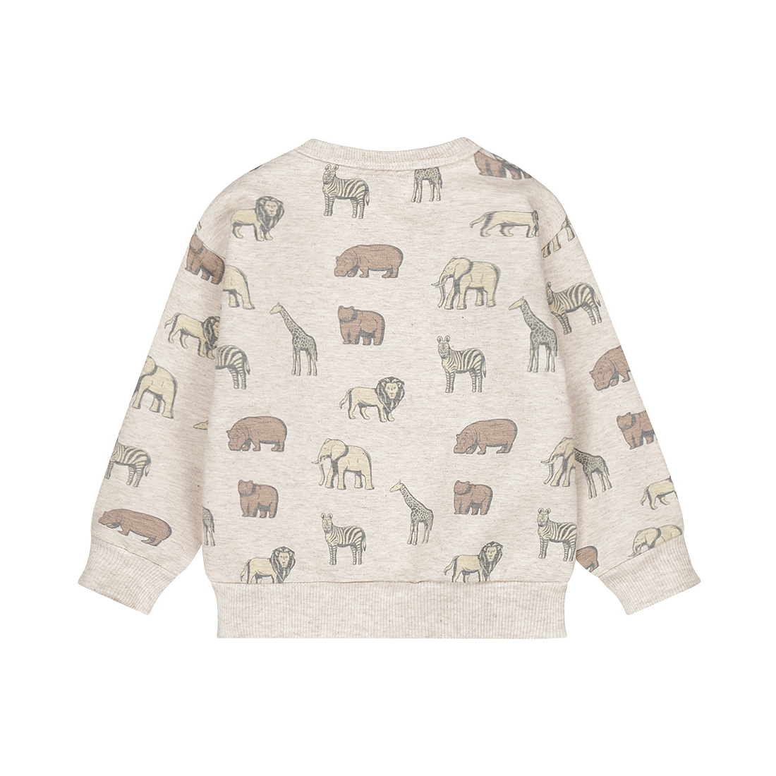Dirkje-Jongens Sweater loose fit -Pebble