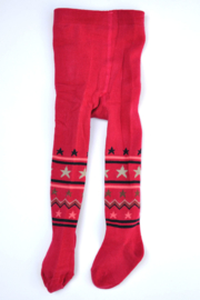 Dirkje-Baby Meisjes maillot Stars + Stripes- Donker Roze