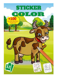 Sticker Color assorti-meerdere kleuren