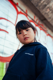 Dutch Dream Denim-Sweater met capauchon-KUTOKA-Navy
