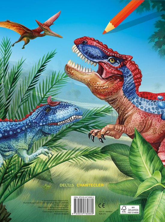 Deltas- Dino Color kleurblok