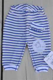 Ducky Beau-Baby Boys pre Pants-Blue stripe