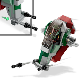 LEGO Star Wars Boba Fett's Starship Microfighter-75344-Multi Color
