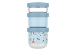 Mepal snackbox stack mio 3-delig - forest friends