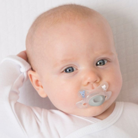 Difrax- Woezel en Pip Fopspeen -Natural- Newborn-White