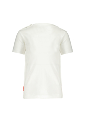 Bampidano-Baby  Boys short sleeve T-shirt Enzo plain with print CACTUS-White