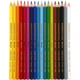 CARAN D'  ACHE AQUARELPOTLODEN 18 stuks