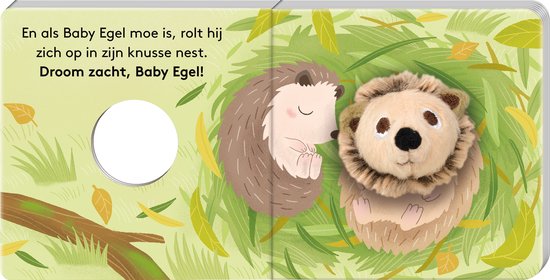 Image Books-Vingerpopboek-Baby Egel-Multi Color