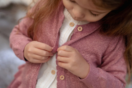 Little Dutch-Meisjes blouse lange mouw-Off white