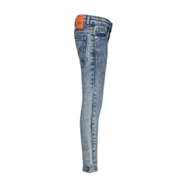 Dutch Dream Denim-Meisjes jeans broek- Chora-Midden blauw