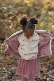 Little Dutch-Meisjes teddy vest-Zand