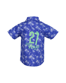 Blue Seven-Baby boys woven shirt- Ocean orig