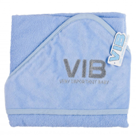 VIB-Jongens Badcape -Licht blauw -zilver