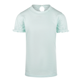 No Way Monday-Meisjes t-shirt ss-Licht aqua