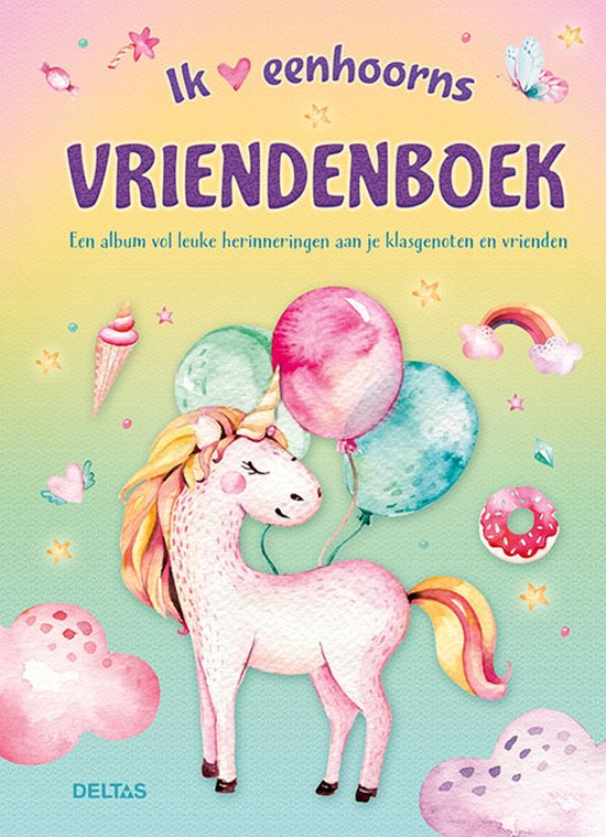 Deltas-Unicorn vriendenboek - Deltas - Hardcover
