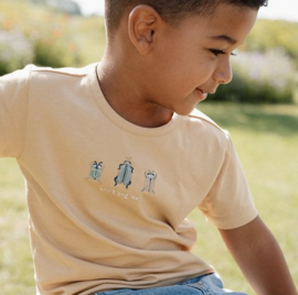 Little Dutch-T-shirt korte mouw-Almond