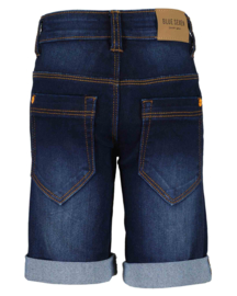 Blue Seven-Jongens jeans broek kort-Donker blauw