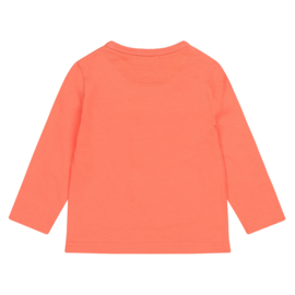 Dirkje-Jongens t-shirt ls-Oranje