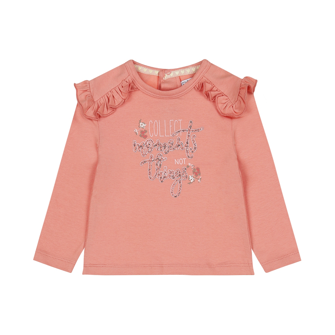Dirkje-Meisjes T-shirt ls-Roze