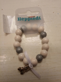 Girls Armband Beer- Heppiedi- White, pink of rose