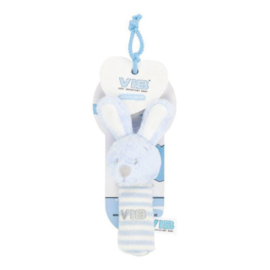 VIB-Boys Squeaker met Konijnenhoofd-Blue