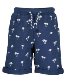 Blue Seven-Mini boys knitted shorts pant- Jeansblue aop orig
