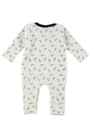 Bampidano-New Born Unisex overall allover print-Black AO